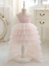 Young Girls Christmas/Halloween Party Princess Tulle Puffy Dress, Flower Wedding/Birthday/Piano Recital Dress